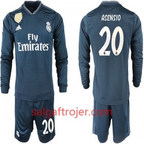 Real Madrid Fodboldtrøjer ASENSIO 20 Børn Udebanesæt 2018/19 Langærmet